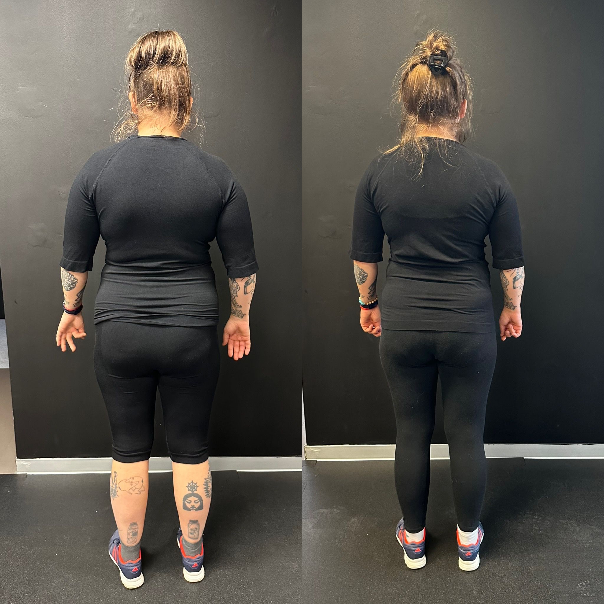 Efekty treningu EMS - przed i po